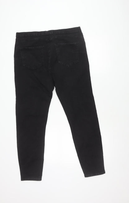 Denim 365 Women's Black Jeggings, Size 18