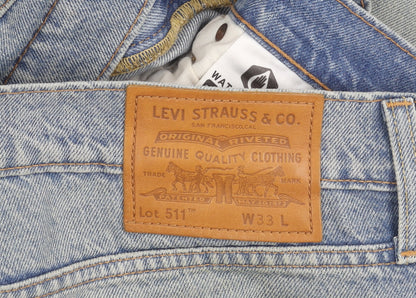 Levi's Men's Blue Denim Casual Summer Shorts W33