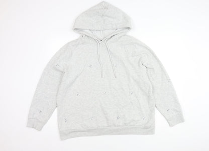 Marks and Spencer Women’s Grey Hooded Hoodie, Size 20