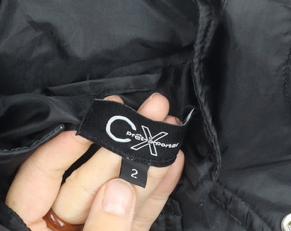 C Prêt-à-Porter Black Women's Parka Coat Size 2