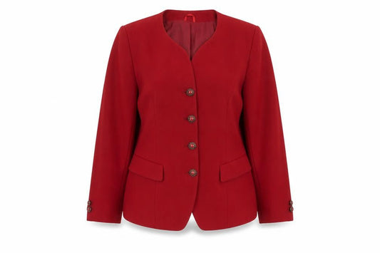 Womens UK Size 14 Anne Brooks Petite Red Blazer
