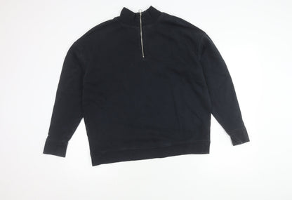 Black Women's 14 M&S Zip Sweatshirt