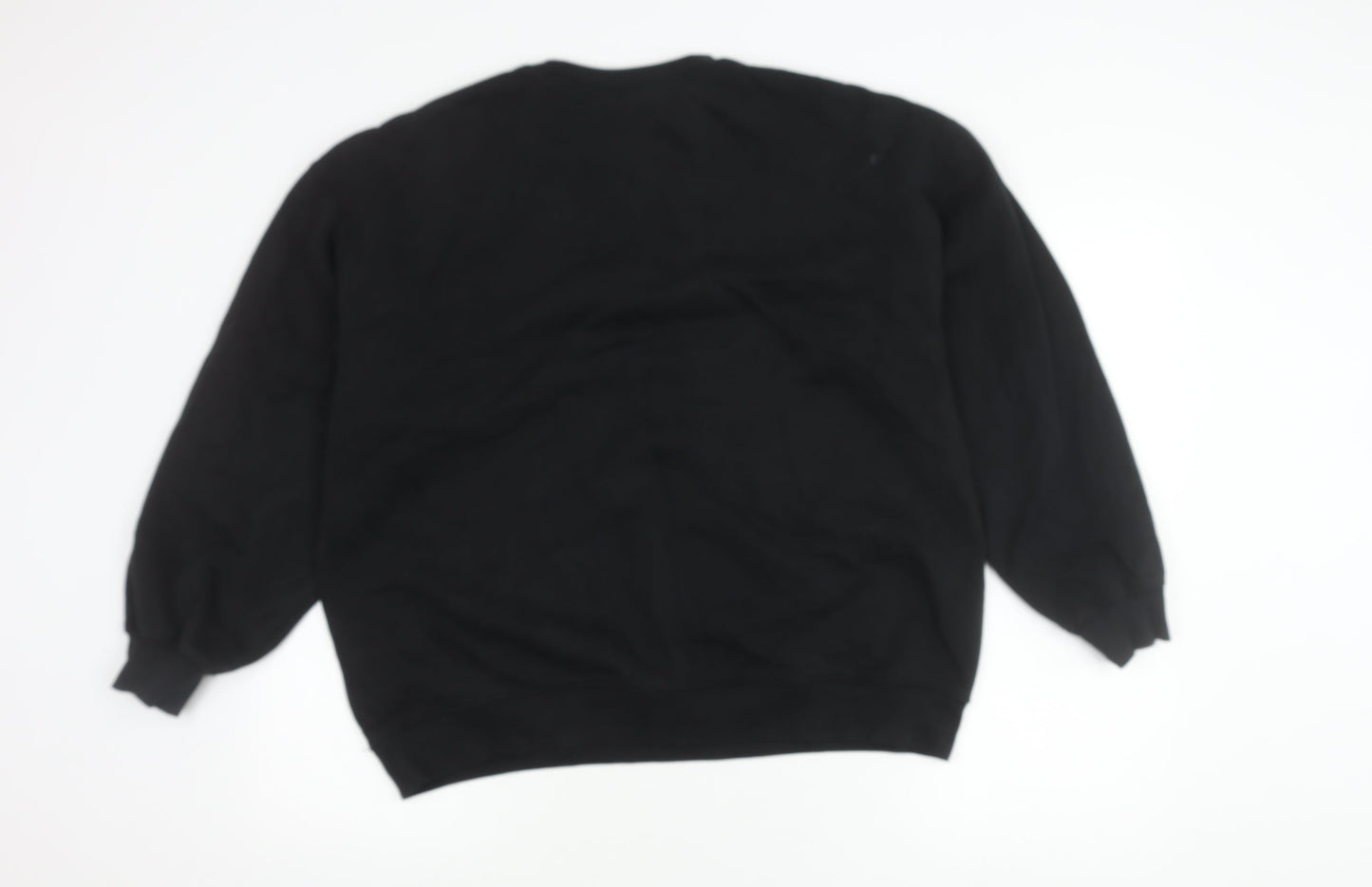 H&M Women's Black Pullover Sweatshirt Size 12