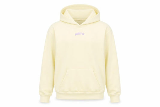 H&M Girls Ivory Pullover Hoodie 12-13 Years - Casual Comfort