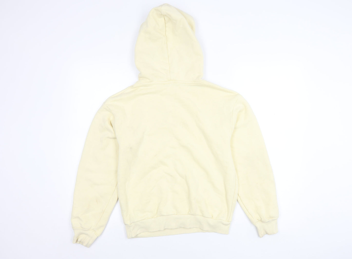 H&M Girls Ivory Pullover Hoodie 12-13 Years - Casual Comfort