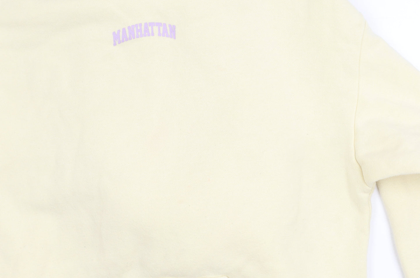 H&M Girls Ivory Pullover Hoodie 12-13 Years - Casual Comfort