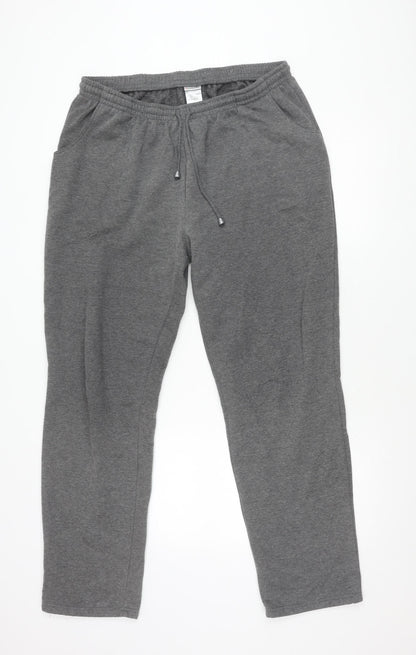 Damart Men's Grey Sweatpants L, Knitted Comfort