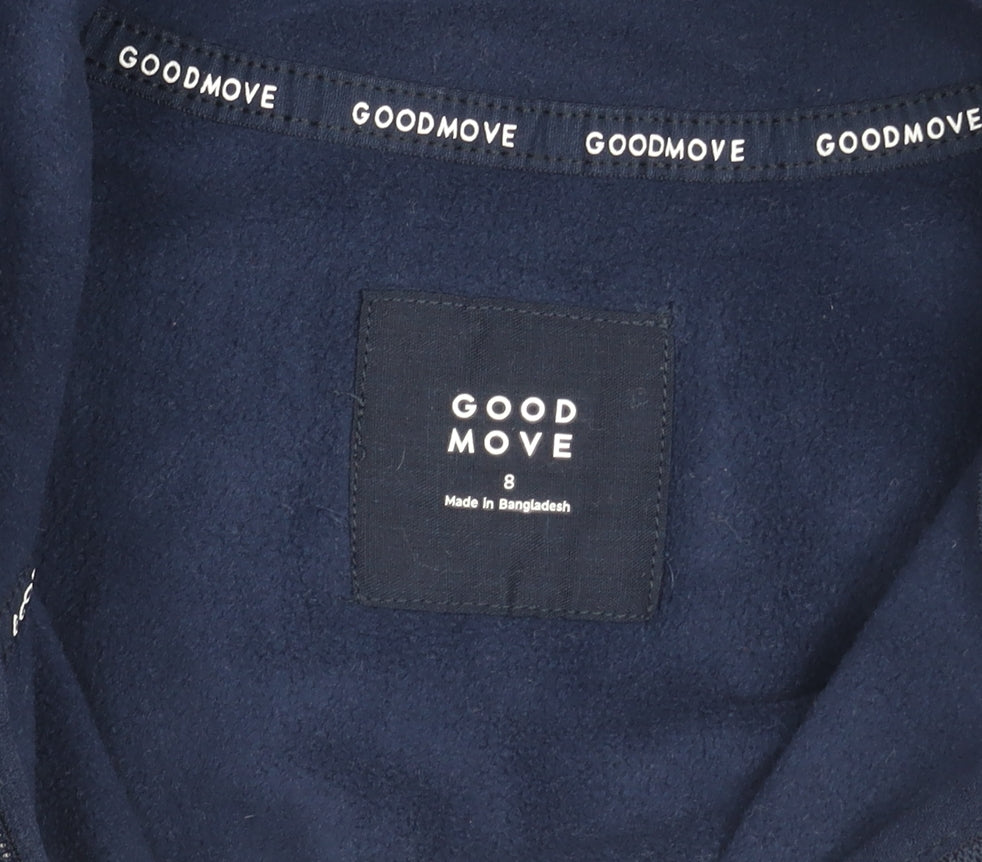 Good Move Unisex Kids Blue Fleece Jacket 6-7 Years