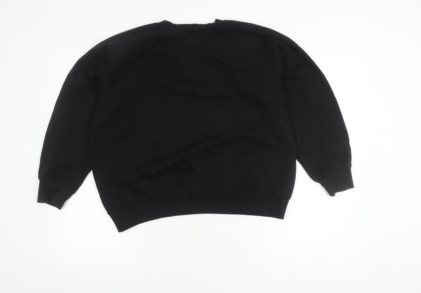 H&M Unisex Black Cotton Sweatshirt M