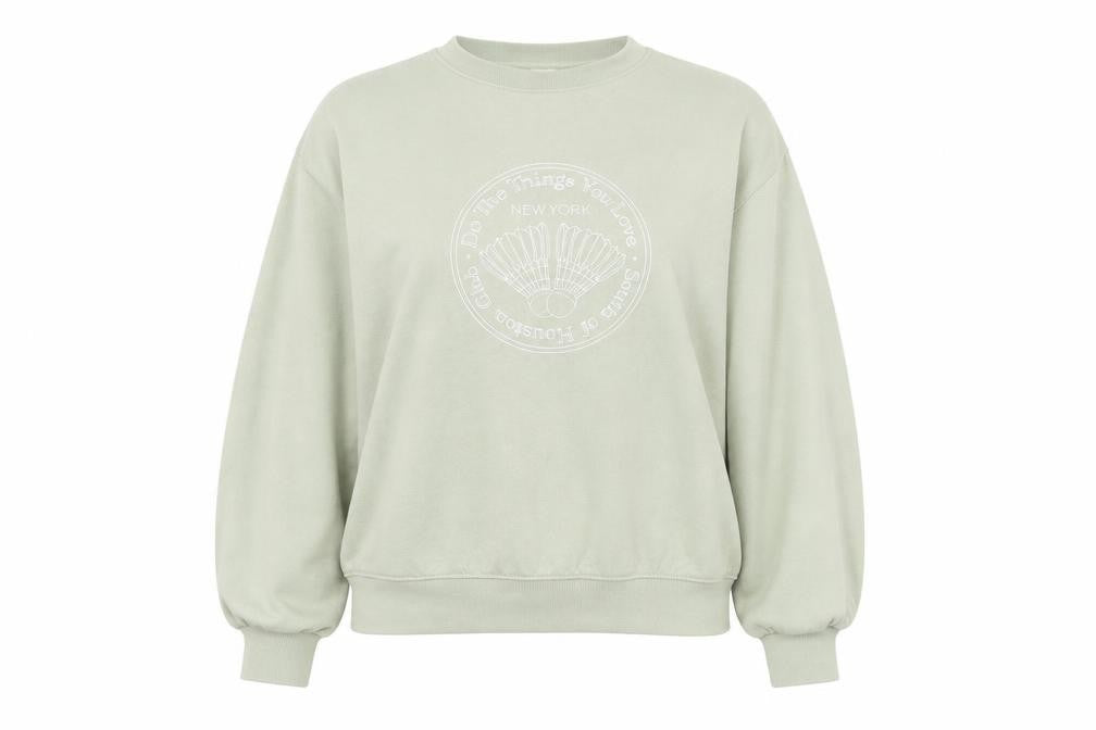 Womens UK Size L H&M Green Pullover Sweatshirt