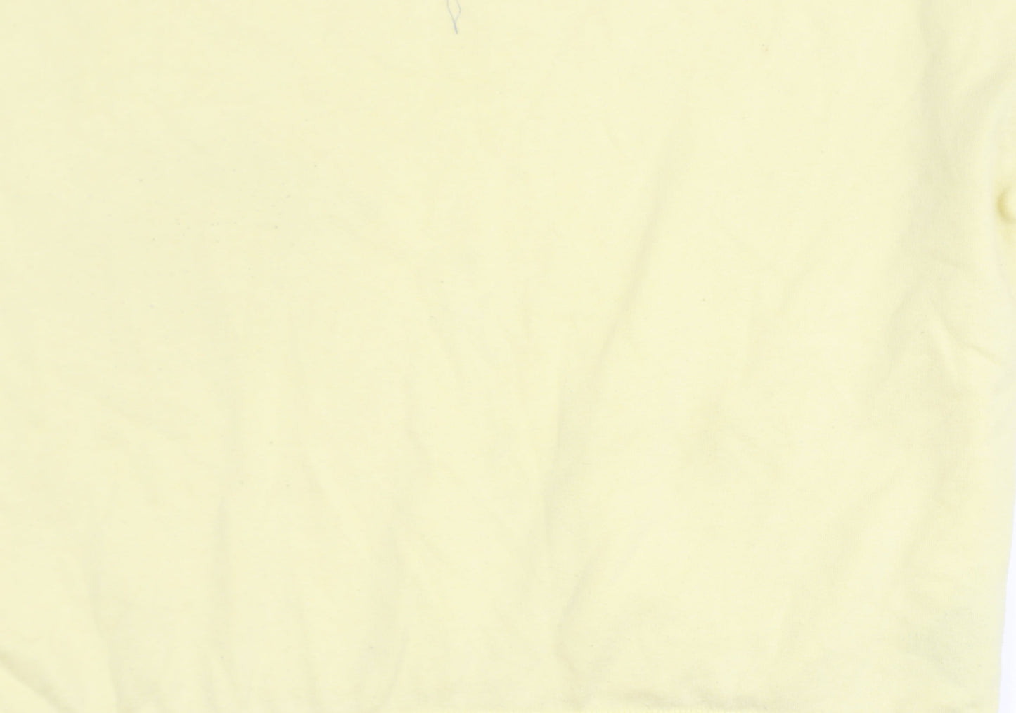 H&M Women's Yellow Pullover Sweatshirt, Size L, Casual