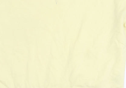 H&M Women's Yellow Pullover Sweatshirt, Size L, Casual