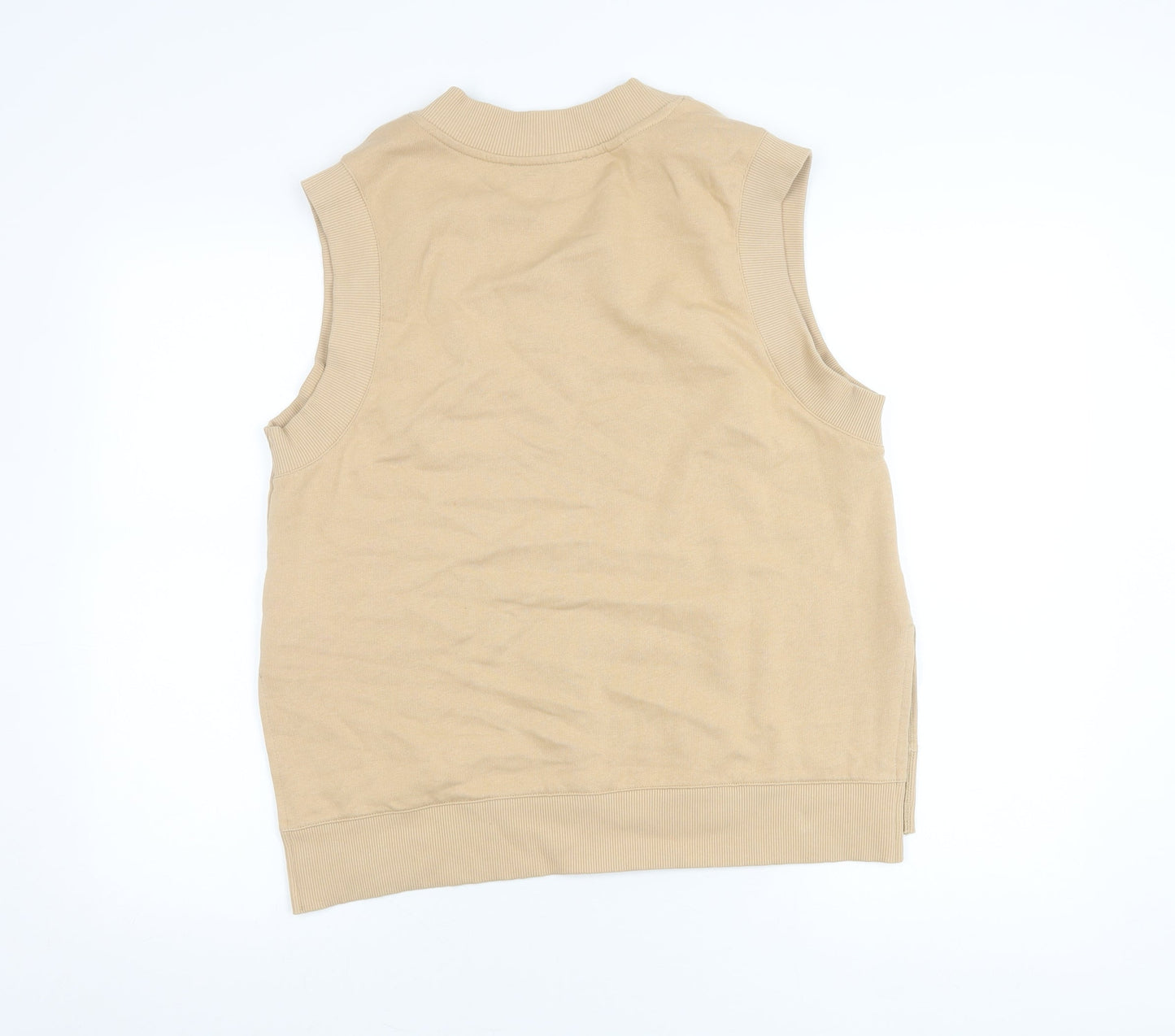 Womens UK Size M Selected Femme Beige Vest Jumper
