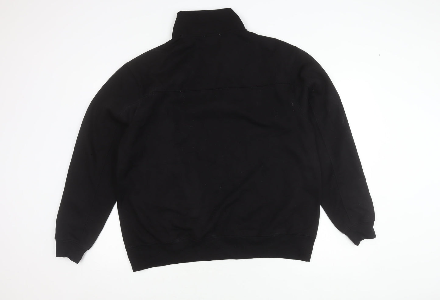 Zara Men's Black XL 1/4 Zip Sweatshirt