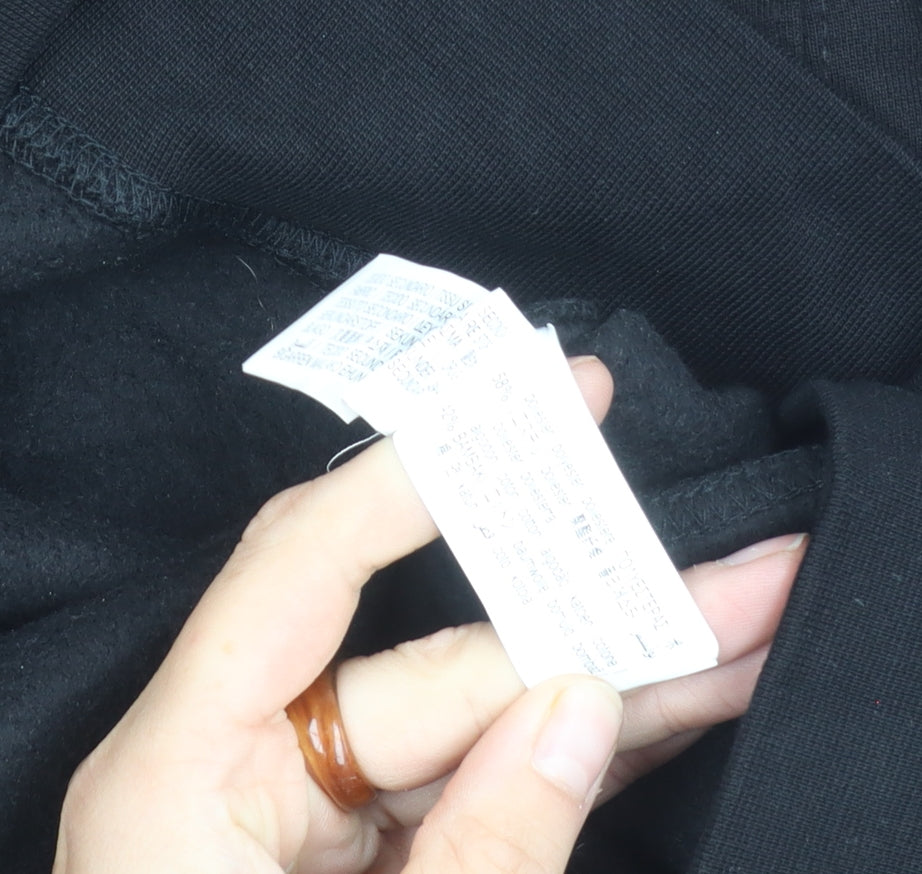 Zara Men's Black XL 1/4 Zip Sweatshirt