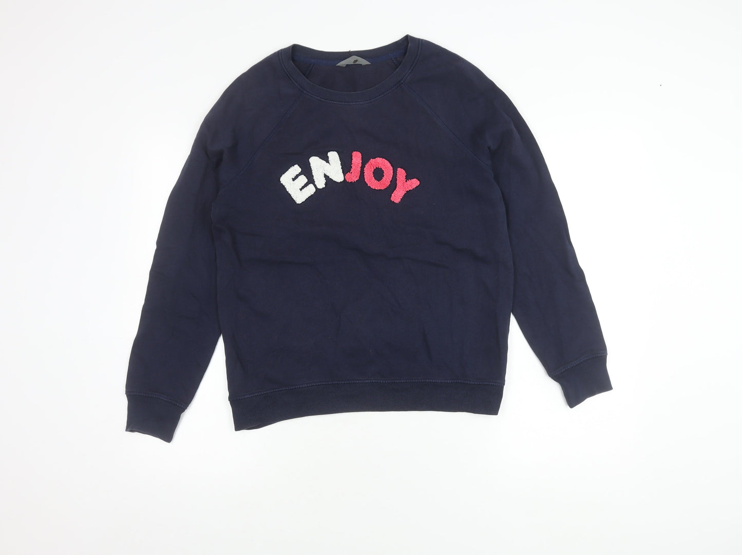 Womens UK Size 10 Marks and Spencer Blue Pullover Sweatshirt