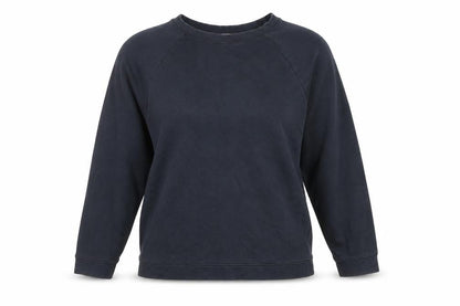 Front view of Basic Black Cotton Polyester unisex sweatshirt m 12