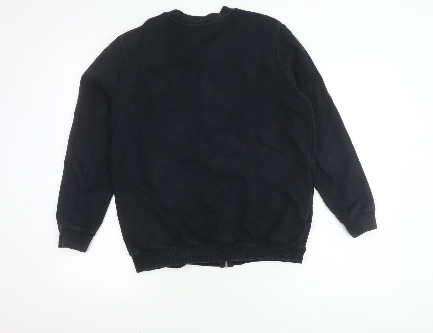 Womens UK Size 12 ASOS Black Bomber Jacket