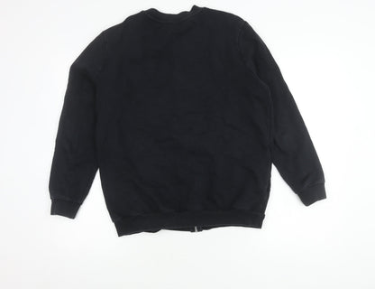 Womens UK Size 12 ASOS Black Bomber Jacket