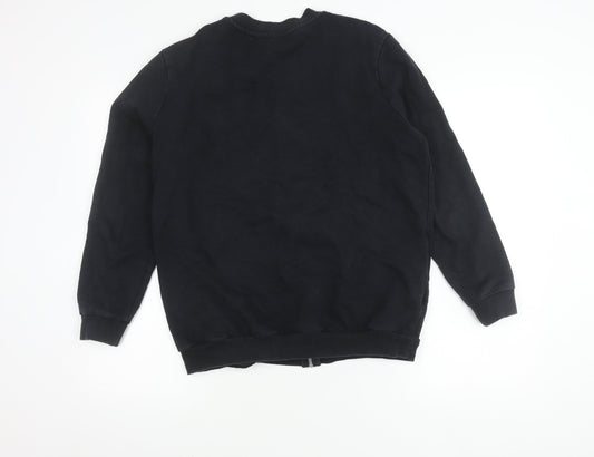 Womens UK Size 12 ASOS Black Bomber Jacket