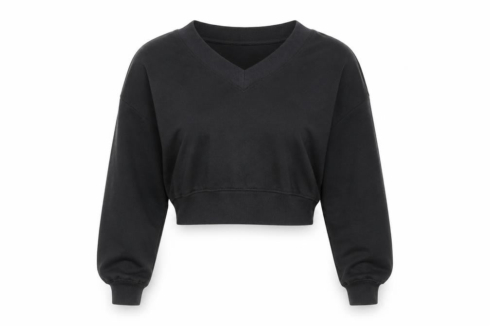 Womens UK Size XS Divided Black Pullover Jumper