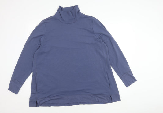 Womens UK Size 2XL H by Halston Blue Pullover Jumper