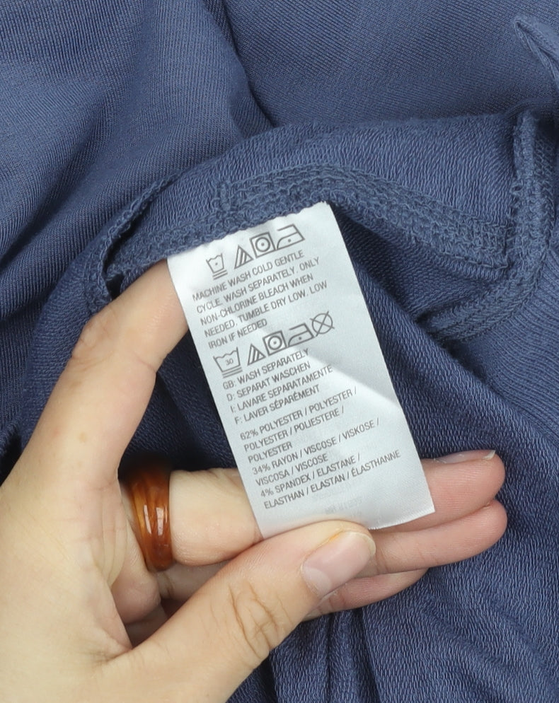Womens UK Size 2XL H by Halston Blue Pullover Jumper