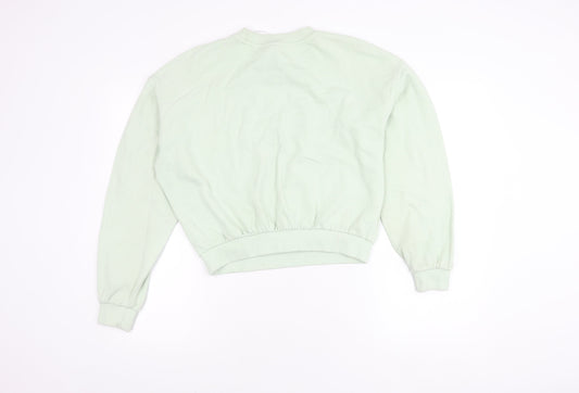 H&M Women's Green Sweatshirt Size S