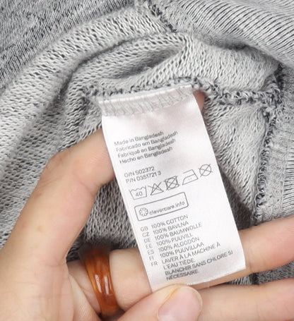 H&M Grey Cotton Sweatshirt Unisex Size 12 Casual