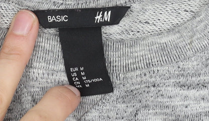 H&M Grey Cotton Sweatshirt Unisex Size 12 Casual