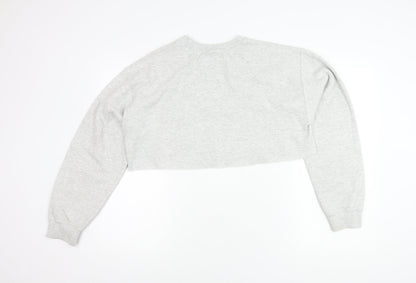 PrettyLittleThing Women’s Grey Pullover Sweatshirt S