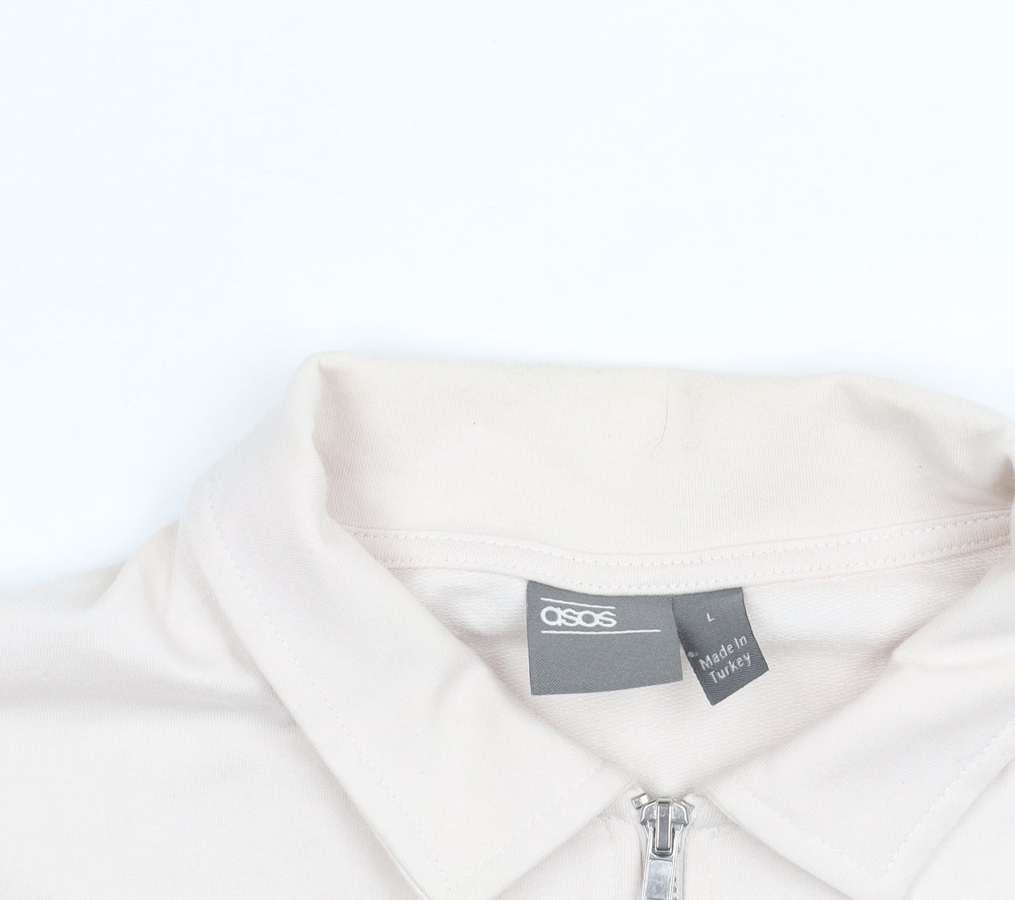 Womens UK Size L ASOS White Basic Jacket