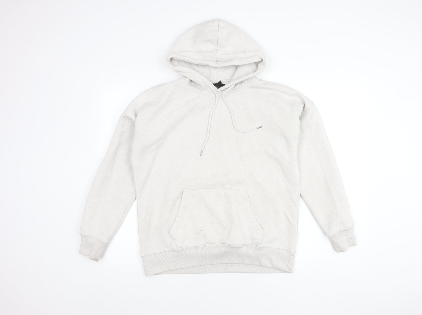 New Look Unisex Adults White Pullover Hoodie M