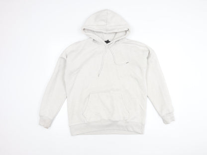 New Look Unisex Adults White Pullover Hoodie M