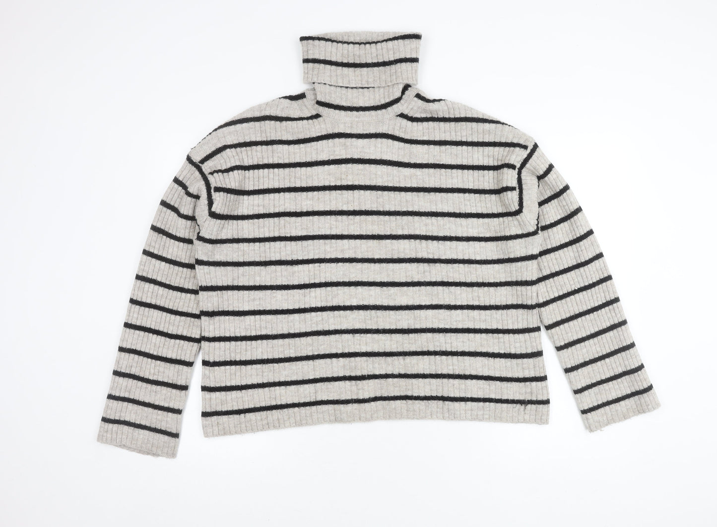Womens UK Size M H&M Grey Pullover Jumper