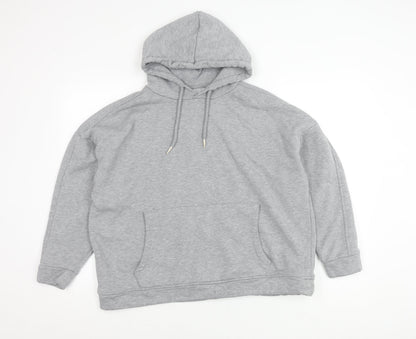 Mens UK Size M NEXT Grey Pullover Hoodie