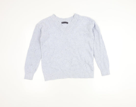 Womens UK Size S Marks and Spencer Blue Pullover Jumper
