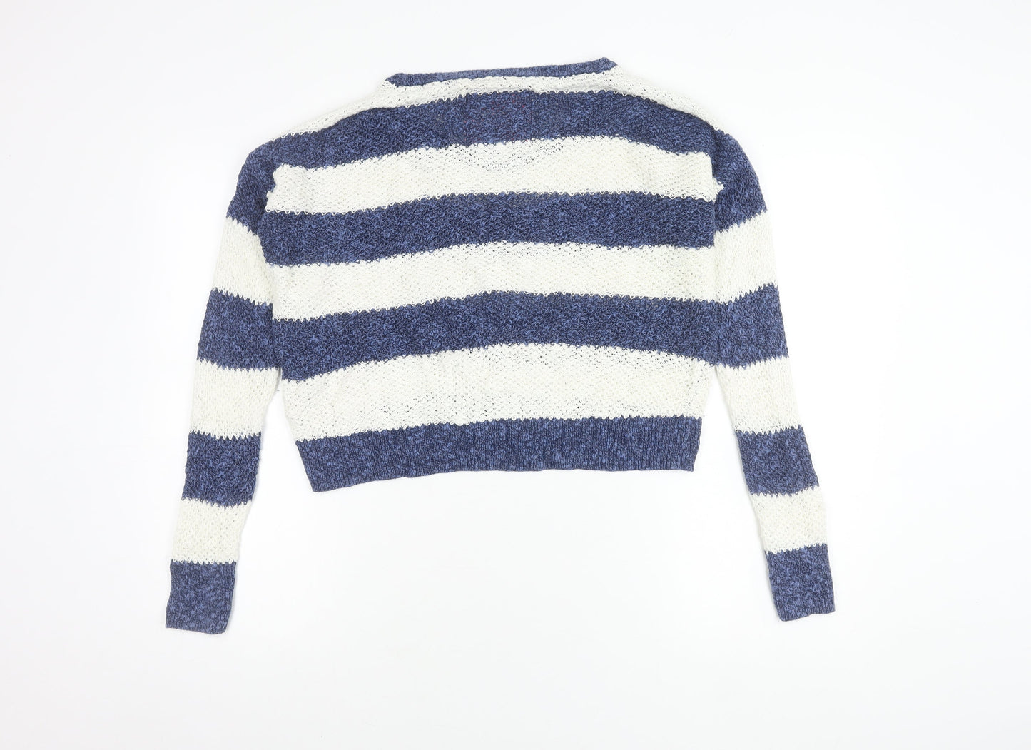 Womens UK Size L Superdry Blue Pullover Jumper
