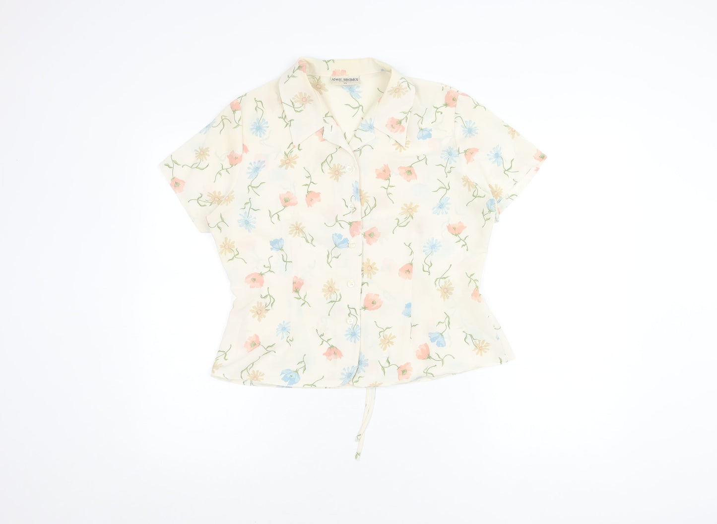 Womens UK Size 14 Debenhams Multicoloured Basic Blouse
