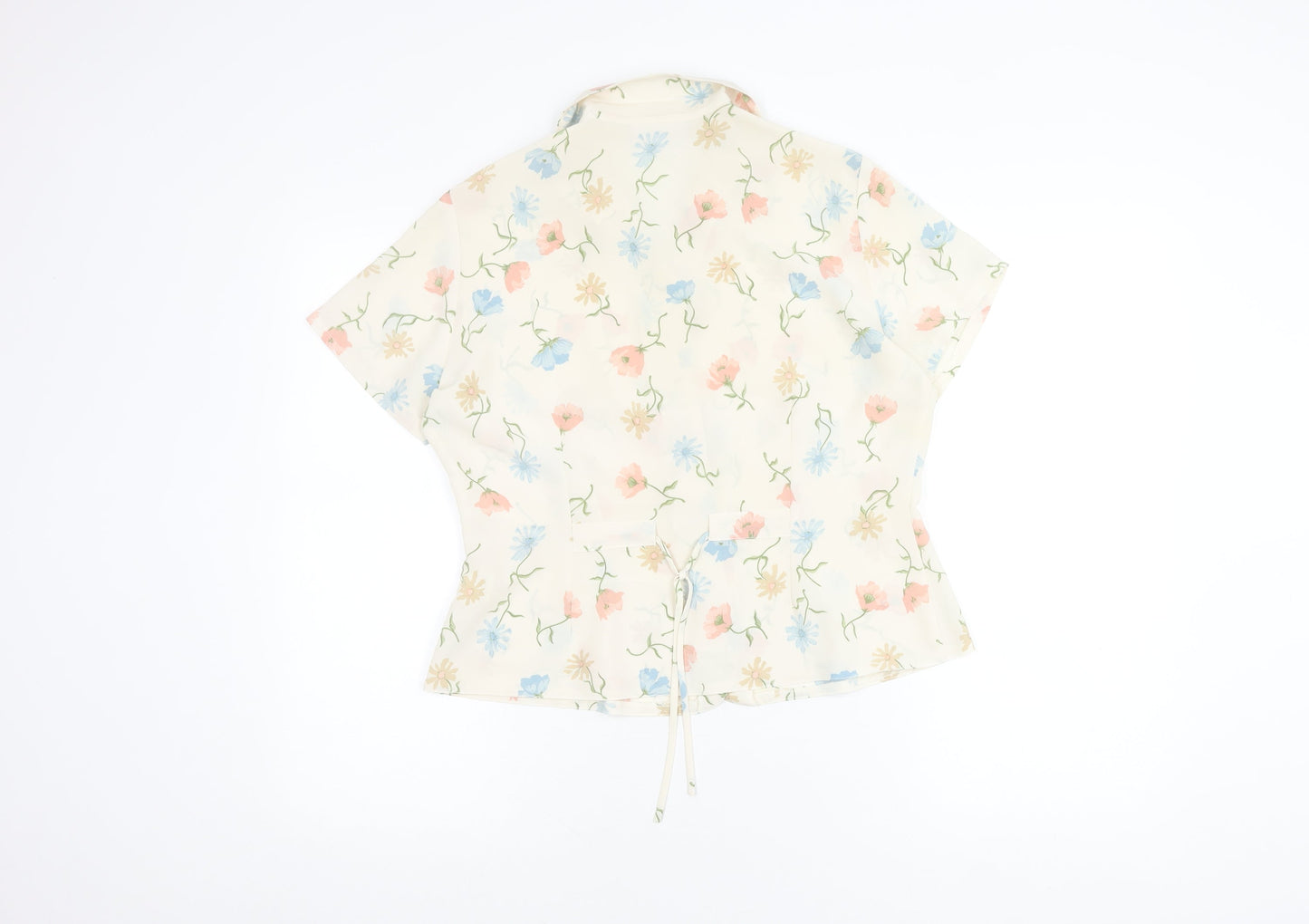 Womens UK Size 14 Debenhams Multicoloured Basic Blouse