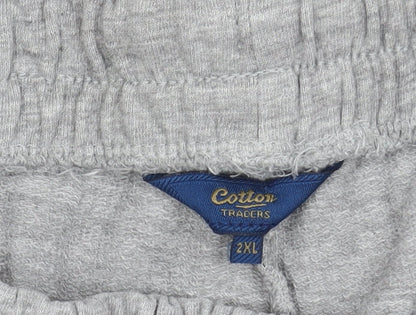 Cotton Traders Mens Grey Jogger Trousers 2XL