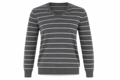 Womens UK Size S No Data Grey Pullover Jumper