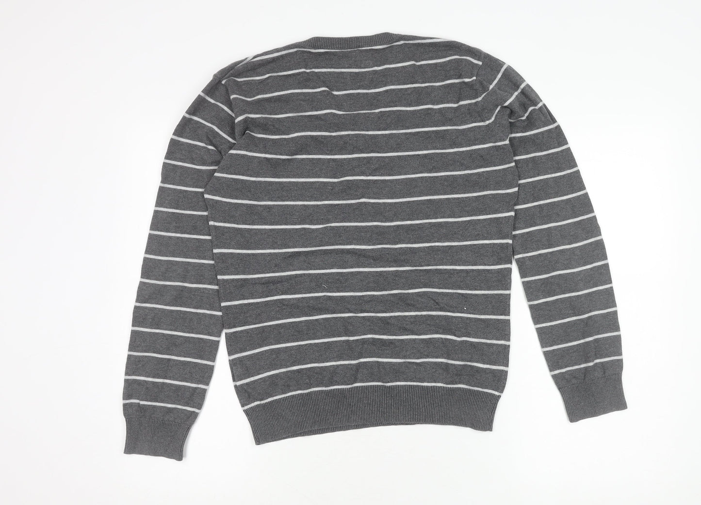 Womens UK Size S No Data Grey Pullover Jumper
