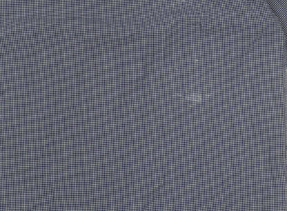 Marks and Spencer Men's Blue Check Shirt, Regular Fit