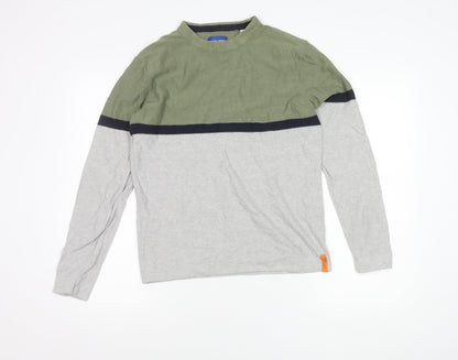 Jack & Jones Men's Green Crew Neck Pullover Jumper M