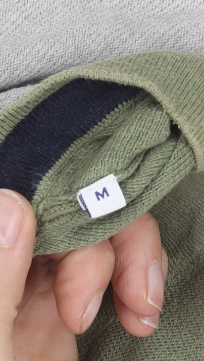 Jack & Jones Men's Green Crew Neck Pullover Jumper M