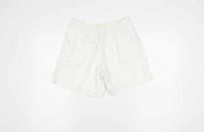 George Women's White Cotton Shorts Size 12