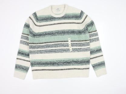 Marks and Spencer Men's XL Multicoloured Wool Pullover