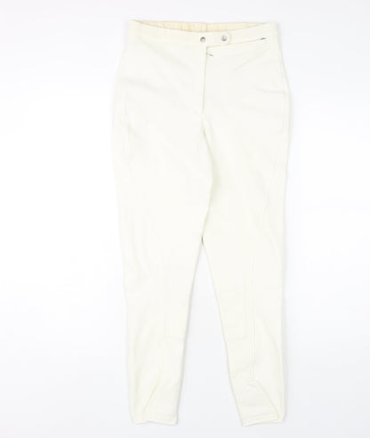 Womens UK Size 4 Harry Hall  Leggings White Trousers