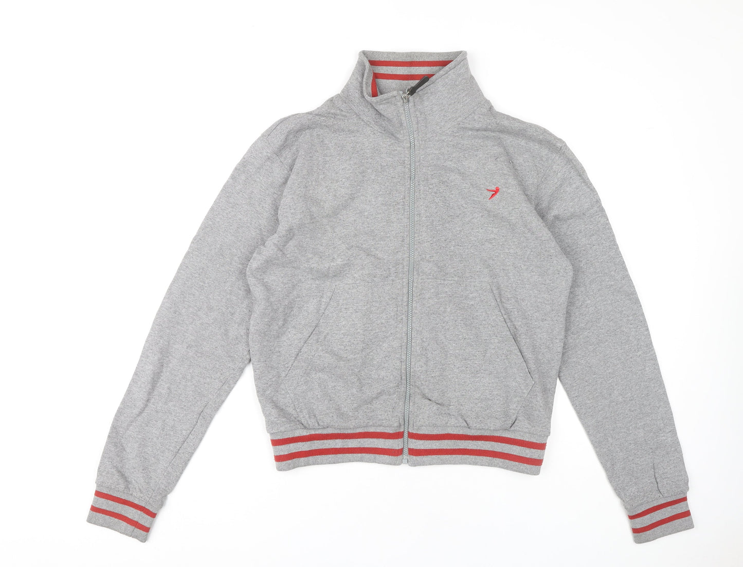55DSL Men's Grey Full Zip Sweatshirt, Size M